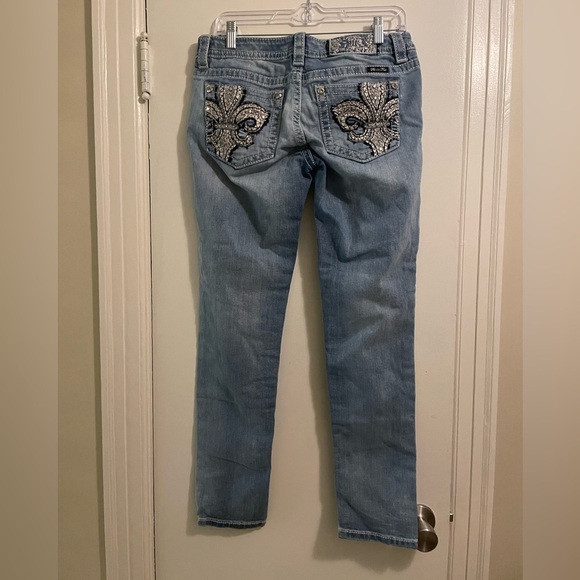Miss Me Signature Skinny Jean Distressed Size 29 - Picture 2 of 16